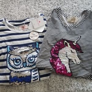 Long sleeved sequin tops